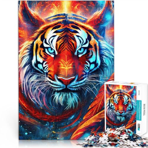 Herausforderndes Spielspielzeug Mystischer Neontiger Puzzle für Erwachsene 1000 Teile 38x52cm Wichtelgeschenke für ab 14 Jahren Herausforderndes Spielspielzeug Mystischer Neontiger Puzzle für Erwachsene 1000 Teile 38x52cm Wichtelgeschenke für ab 14 Jahren von LGNBTGM