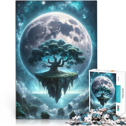 Intellektuelles Spiel Mondbeschienene Mystique Island 2000-teilige Puzzles für Teenager 70x100cm Tolles Geschenk für Spiele für und ab 14 Jahren von LGNBTGM