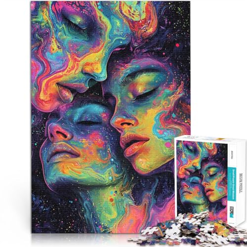Interessante Stressreduzierung Abstrakte Gesichter in Farbe Puzzle für Teenager 1000 Teile 26x38cm Geburtstagsgeschenk für ab 14 Jahren Interessante Stressreduzierung Abstrakte Gesichter in Farbe Puzzle für Teenager 1000 Teile 26x38cm Geburtstagsgeschenk für ab 14 Jahren von LGNBTGM