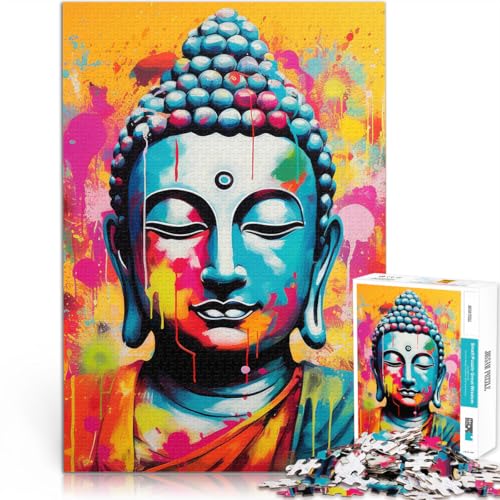 Interessante Stressreduzierung Buddha-Gemälde 1000-teiliges Puzzle für Erwachsene 26x38cm Lustiges Geschenk für und ab 14 Jahren Interessante Stressreduzierung Buddha-Gemälde 1000-teiliges Puzzle für Erwachsene 26x38cm Lustiges Geschenk für und ab 14 Jahren von LGNBTGM