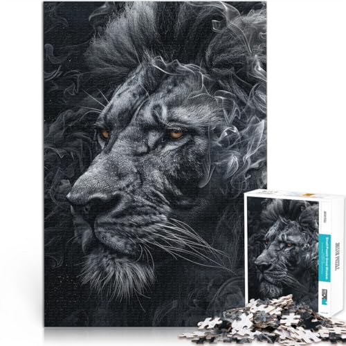 Interessante Stressreduzierung Majestätisches Löwenporträt 1000-teiliges Puzzle für Teenager 26x38cm Kunstwerk Geschenk ab 14 Jahren Interessante Stressreduzierung Majestätisches Löwenporträt 1000-teiliges Puzzle für Teenager 26x38cm Kunstwerk Geschenk ab 14 Jahren von LGNBTGM