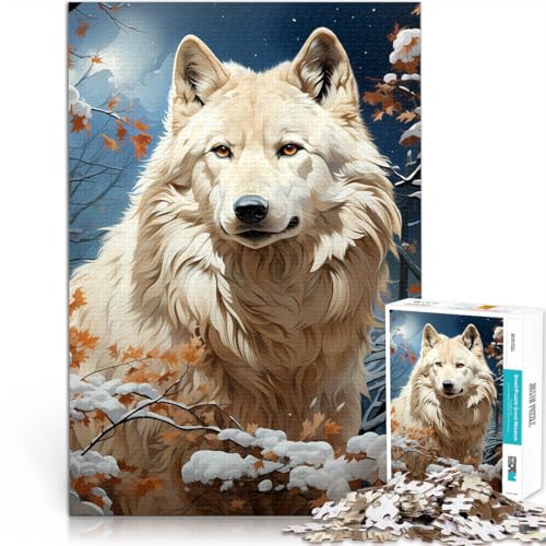 Interessante Stressreduzierung weißer Wolf Teenager-Puzzles 1000 Teile 38x52cm Einzigartige Geburtstags- und Geschenkideen für ab 14 Jahren Interessante Stressreduzierung weißer Wolf Teenager-Puzzles 1000 Teile 38x52cm Einzigartige Geburtstags- und Geschenkideen für ab 14 Jahren von LGNBTGM