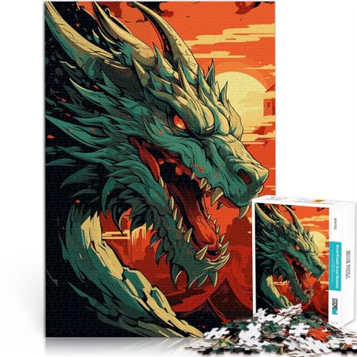 Lernspiel-Herausforderungsspielzeug Anime-Drache Puzzle für Jugendliche 1000 Teile 26x38cm Geschenk zum Geburtstag für ab 14 Jahren Lernspiel-Herausforderungsspielzeug Anime-Drache Puzzle für Jugendliche 1000 Teile 26x38cm Geschenk zum Geburtstag für ab 14 Jahren von LGNBTGM