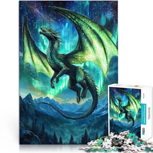 Lernspiel-Herausforderungsspielzeug Aurora Seraphim Drache Puzzle 1000 Teile für Teenager 70x100cm Heimdekoration Spielzeug Lernspiel-Herausforderungsspielzeug Aurora Seraphim Drache Puzzle 1000 Teile für Teenager 70x100cm Heimdekoration Spielzeug von LGNBTGM