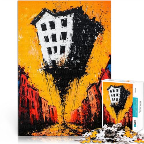 Lernspiel-Herausforderungsspielzeug Der schwebende Abgrund Puzzle für Teenager 1000 Teile 50x75cm Geburtstagsgeschenk ab 14 Jahren von LGNBTGM
