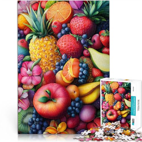 Lernspiel-Herausforderungsspielzeug Früchte Puzzle für Teenager 1000 Teile 50x75cm Lernspiel für Geburtstag, Weihnachten ab 14 Jahren Lernspiel-Herausforderungsspielzeug Früchte Puzzle für Teenager 1000 Teile 50x75cm Lernspiel für Geburtstag, Weihnachten ab 14 Jahren von LGNBTGM