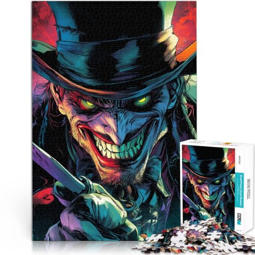 Lernspiel-Herausforderungsspielzeug Horrorkiller Teenager-Puzzles 1000 Teile 26x38cm Geeignet für die Schreibtischdekoration für 14+ von LGNBTGM