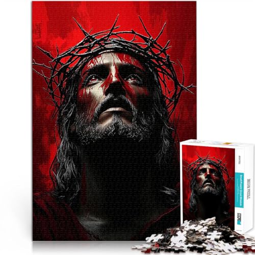 Lernspiel-Herausforderungsspielzeug Jesus Christus Porträt 1000-Teile-Puzzle für Teenager 26x38cm Tolles Geschenk für Spiele für 14+ Lernspiel-Herausforderungsspielzeug Jesus Christus Porträt 1000-Teile-Puzzle für Teenager 26x38cm Tolles Geschenk für Spiele für 14+ von LGNBTGM