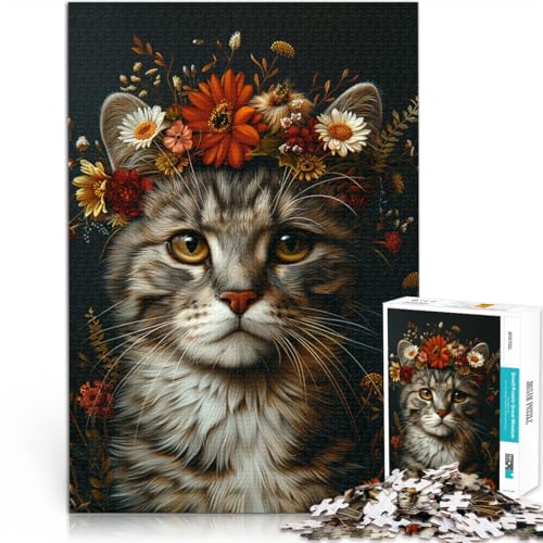 Lernspiel-Herausforderungsspielzeug Katze Teenager-Puzzles 1000 Teile 26x38cm Die Liebe zwischen Paaren stärken ab 14 Jahren Lernspiel-Herausforderungsspielzeug Katze Teenager-Puzzles 1000 Teile 26x38cm Die Liebe zwischen Paaren stärken ab 14 Jahren von LGNBTGM
