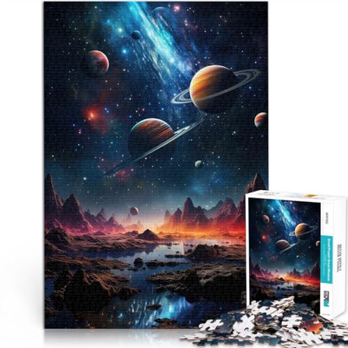 Lernspiel-Herausforderungsspielzeug Kosmos-Kunstwerk Puzzle 1000 Teile für Erwachsene 26x38cm Geschenk zum Geburtstag ab 14 Jahren Lernspiel-Herausforderungsspielzeug Kosmos-Kunstwerk Puzzle 1000 Teile für Erwachsene 26x38cm Geschenk zum Geburtstag ab 14 Jahren von LGNBTGM
