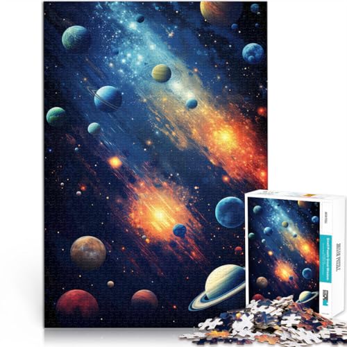 Lernspiel-Herausforderungsspielzeug Kosmos-Kunstwerk Puzzle 1000 Teile für Teenager 38x52cm für Heimdekoration Geeignet ab 14 Jahren Lernspiel-Herausforderungsspielzeug Kosmos-Kunstwerk Puzzle 1000 Teile für Teenager 38x52cm für Heimdekoration Geeignet ab 14 Jahren von LGNBTGM