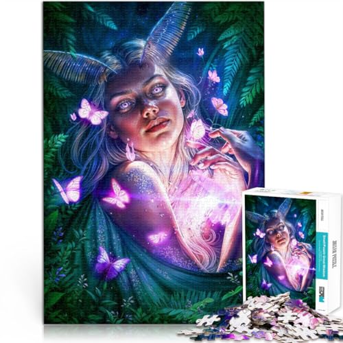 Lernspiel-Herausforderungsspielzeug Schmetterlingskaiserin Teenager 1000-teiliges Puzzle 26x38cm Für Paare geeignet für ab 14 Jahren von LGNBTGM