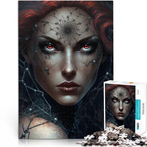 Lernspiel-Herausforderungsspielzeug Schöne Hexe Puzzle für Teenager 1000 Teile 26x38cm Wohnkunstdekor für ab 14 Jahren von LGNBTGM