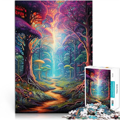 Lernspiel-Herausforderungsspielzeug Trippy Forest 1000-teiliges Puzzle für Erwachsene 38x52cm Kunstwerk Geschenk für ab 14 Jahren Lernspiel-Herausforderungsspielzeug Trippy Forest 1000-teiliges Puzzle für Erwachsene 38x52cm Kunstwerk Geschenk für ab 14 Jahren von LGNBTGM