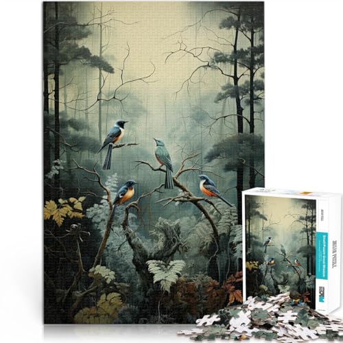 Lernspiel-Herausforderungsspielzeug Vogelkunst - Vogelgesangssymphonie 1000-teiliges Puzzle für Erwachsene 70x100cm Wanddekoration Lernspiel-Herausforderungsspielzeug Vogelkunst - Vogelgesangssymphonie 1000-teiliges Puzzle für Erwachsene 70x100cm Wanddekoration von LGNBTGM
