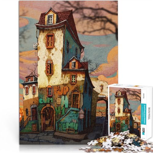 Lernspiel-Herausforderungsspielzeug Wände streichen Puzzle für Teenager 1000 Teile 26x38cm Perfekte Dekoration für 14+ von LGNBTGM