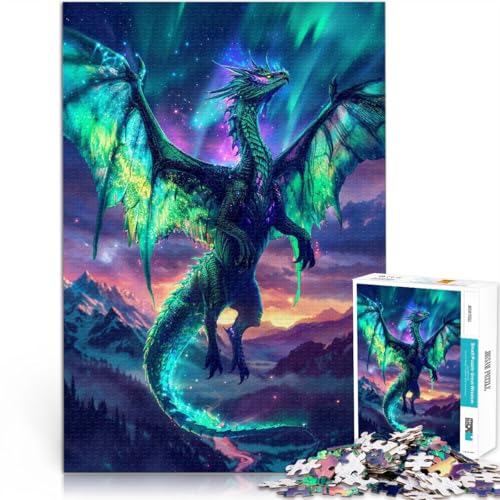 Lernspiele DIY Spielzeug Aurora Seraphim Drache Puzzle 1000 Teile für Erwachsene 70x100cm Tolles Geschenk für Spiele für 14+ von LGNBTGM