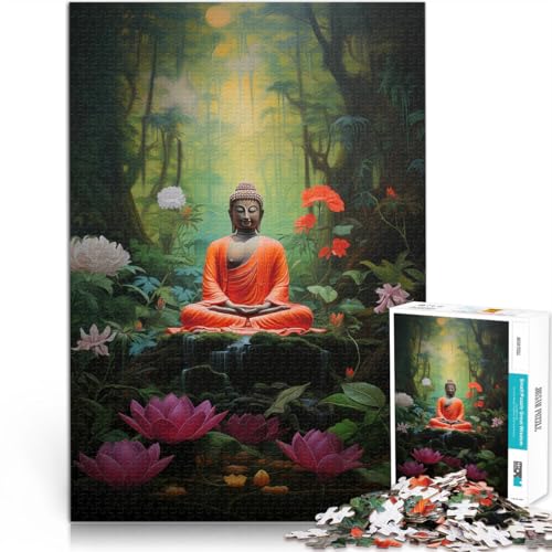 Lernspiele DIY Spielzeug Buddha-Gemälde Puzzle für Erwachsene 1000 Teile 26x38cm Geeignet für die Schreibtischdekoration für ab 14 Jahren Lernspiele DIY Spielzeug Buddha-Gemälde Puzzle für Erwachsene 1000 Teile 26x38cm Geeignet für die Schreibtischdekoration für ab 14 Jahren von LGNBTGM