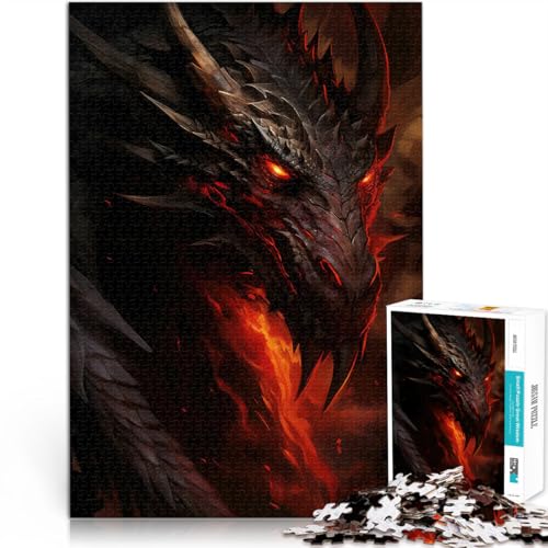 Lernspiele DIY Spielzeug Drachen-Kunstwerk Teenager-Puzzles 1000 Teile 50x75cm Tolle Geschenke und Spielzeuge ab 14 Jahren von LGNBTGM