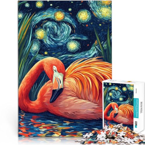 Lernspiele DIY Spielzeug Flamingo-Nachthimmel 1000-teiliges Puzzle für Teenager 70x100cm Die Liebe zwischen Paaren stärken für ab 14 Jahren Lernspiele DIY Spielzeug Flamingo-Nachthimmel 1000-teiliges Puzzle für Teenager 70x100cm Die Liebe zwischen Paaren stärken für ab 14 Jahren von LGNBTGM