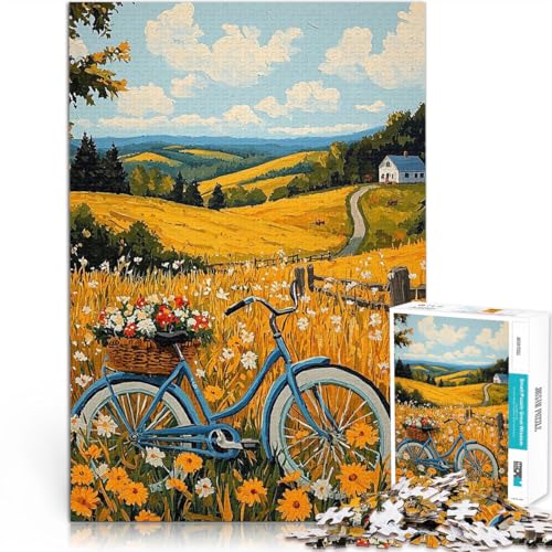Lernspiele DIY Spielzeug Goldene Landflucht 1000-teilige Puzzles für Erwachsene 38x52cm Heimdekoration Spielzeug ab 14 Jahren von LGNBTGM