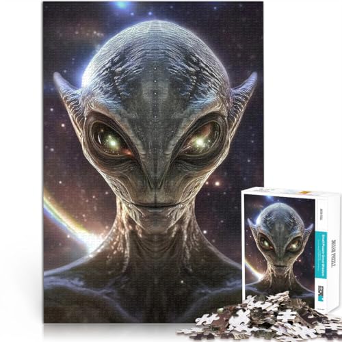 Lernspiele DIY Spielzeug Graues Alien-Porträt 1000-teiliges Puzzle für Erwachsene 38x52cm Tolles Geschenk für Spiele für und ab 14 Jahren Lernspiele DIY Spielzeug Graues Alien-Porträt 1000-teiliges Puzzle für Erwachsene 38x52cm Tolles Geschenk für Spiele für und ab 14 Jahren von LGNBTGM