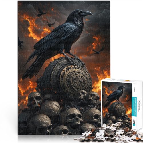 Lernspiele DIY Spielzeug Prophezeiung des mystischen Raben Teenager-Puzzles 2000 Teile 70x100cm Lernspiel für Geburtstag, Weihnachten für und ab 14 Jahren von LGNBTGM