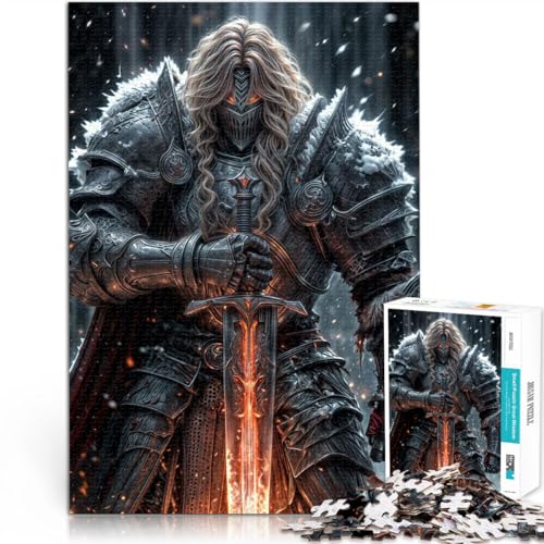 Lernspiele DIY Spielzeug Schneeritter Puzzle 1000 Teile für Teenager 26x38cm Tolle Geschenke und Spielzeuge Geeignet ab 14 Jahren von LGNBTGM