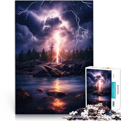 Lernspiele DIY Spielzeug Skyline von Lightning City Puzzle für Jugendliche 1000 Teile 38x52cm Heimdekoration Spielzeug für ab 14 Jahren von LGNBTGM