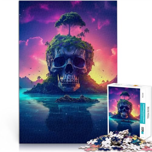 Lernspiele DIY Spielzeug magischer Baum II Insel 1000-teiliges Puzzle für Teenager 26x38cm Geburtstagsgeschenke Geeignet ab 14 Jahren von LGNBTGM