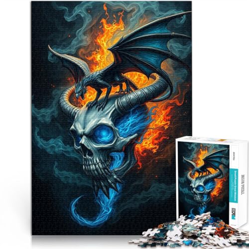 Lernspiele EIN bedrohlicher Totenkopf Puzzle für Erwachsene, 1000 Teile 26x38cm Wanddekoration Einzigartige Geburtstags ab 14 Jahren Lernspiele EIN bedrohlicher Totenkopf Puzzle für Erwachsene, 1000 Teile 26x38cm Wanddekoration Einzigartige Geburtstags ab 14 Jahren von LGNBTGM
