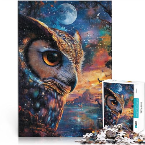 Lernspiele Farbgemälde Eule 1000-teiliges Puzzle für Erwachsene 70x100cm mit passendem Poster und Quizblatt für ab 14 Jahren Lernspiele Farbgemälde Eule 1000-teiliges Puzzle für Erwachsene 70x100cm mit passendem Poster und Quizblatt für ab 14 Jahren von LGNBTGM