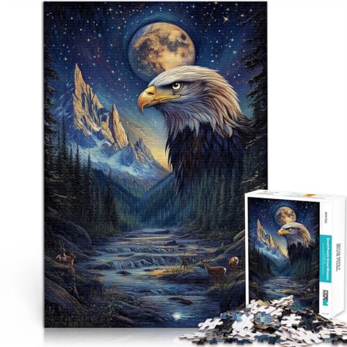 Lernspiele Farbmalerei Adler 1000-Teile-Puzzle für Erwachsene 26x38cm denn eignet ganze Familie für ab 14 Jahren Lernspiele Farbmalerei Adler 1000-Teile-Puzzle für Erwachsene 26x38cm denn eignet ganze Familie für ab 14 Jahren von LGNBTGM