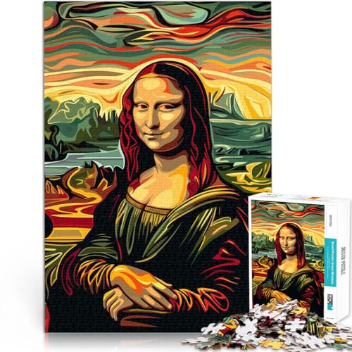 Lernspiele Heimdekoration Beliebte Gemälde im Munch-Stil 1000-teiliges Teenager-Puzzle 26x38cm Für Paare geeignet für ab 14 Jahren von LGNBTGM