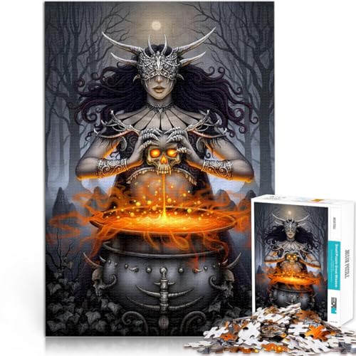 Lernspiele Heimdekoration Dunkles Hexenritual 1000-teiliges Puzzle für Erwachsene 70x100cm Lustiges Geschenk für und ab 14 Jahren Lernspiele Heimdekoration Dunkles Hexenritual 1000-teiliges Puzzle für Erwachsene 70x100cm Lustiges Geschenk für und ab 14 Jahren von LGNBTGM