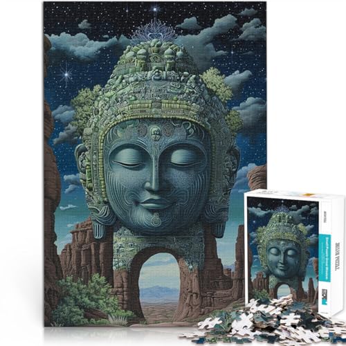 Lernspiele Heimdekoration Fantasie-Buddha-Statue 2000-teiliges Puzzle für Erwachsene 70x100cm Wohnkunstdekor für ab 14 Jahren Lernspiele Heimdekoration Fantasie-Buddha-Statue 2000-teiliges Puzzle für Erwachsene 70x100cm Wohnkunstdekor für ab 14 Jahren von LGNBTGM