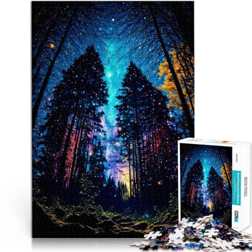 Lernspiele Heimdekoration Himmlische Nacht Puzzle für Erwachsene, 1000 Teile 70x100cm einzigartiges Herausforderungsspiel ab 14 Jahren von LGNBTGM