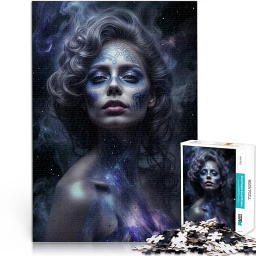 Lernspiele Heimdekoration Kosmisches Totenkopf-Make-up 1000 Teenager-Teile-Puzzle 26x38cm Tolle Geschenke und Spielzeuge ab 14 Jahren Lernspiele Heimdekoration Kosmisches Totenkopf-Make-up 1000 Teenager-Teile-Puzzle 26x38cm Tolle Geschenke und Spielzeuge ab 14 Jahren von LGNBTGM
