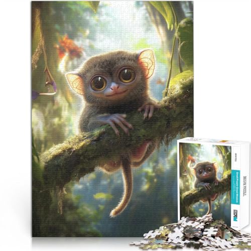 Lernspiele Heimdekoration Niedlicher Koboldmaki auf AST 1000-teilige Puzzles für Teenager 70x100cm Perfekte Dekoration für 14+ Lernspiele Heimdekoration Niedlicher Koboldmaki auf AST 1000-teilige Puzzles für Teenager 70x100cm Perfekte Dekoration für 14+ von LGNBTGM