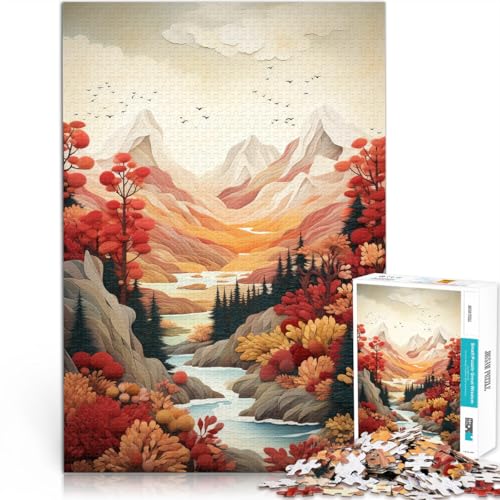 Lernspiele Herbstliche Berglandschaft Puzzle 1000 Teile für Jugendliche 70x100cm Die Liebe zwischen Paaren stärken ab 14 Jahren Lernspiele Herbstliche Berglandschaft Puzzle 1000 Teile für Jugendliche 70x100cm Die Liebe zwischen Paaren stärken ab 14 Jahren von LGNBTGM