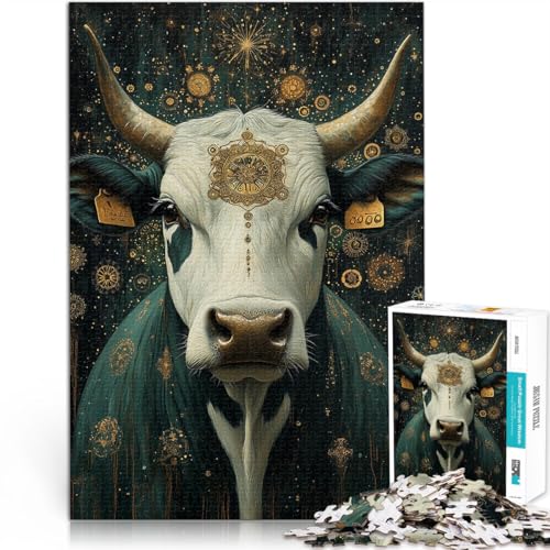 Lernspiele Künstlerische Kuh 1000 Teenager-Teile-Puzzle 70x100cm Lustige Aktivitäten für zu Hause, Geburtstagsgeschenk, Reisegeschenk, Geeignet ab 14 Jahren Lernspiele Künstlerische Kuh 1000 Teenager-Teile-Puzzle 70x100cm Lustige Aktivitäten für zu Hause, Geburtstagsgeschenk, Reisegeschenk, Geeignet ab 14 Jahren von LGNBTGM