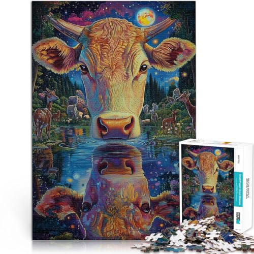 Lernspiele Kuh malen 1000-teilige Puzzles für Teenager 70x100cm denn eignet ganze Familie für ab 14 Jahren Lernspiele Kuh malen 1000-teilige Puzzles für Teenager 70x100cm denn eignet ganze Familie für ab 14 Jahren von LGNBTGM