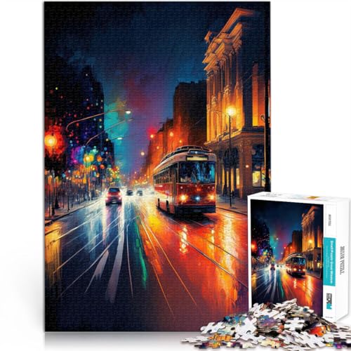 Lernspiele Nachtlandschaft Puzzle 1000 Teile für Erwachsene 50x75cm eignet ganze Familie für ab 14 Jahren von LGNBTGM