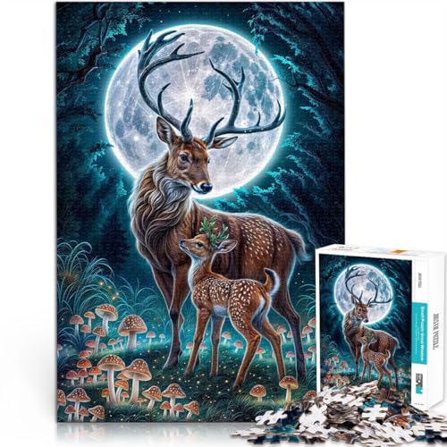 Lernspiele Rehkitz im Mondlichtwald 1000-teilige Puzzles für Teenager 50x75cm Einzigartige Geburtstags- und Geschenkideen für ab 14 Jahren Lernspiele Rehkitz im Mondlichtwald 1000-teilige Puzzles für Teenager 50x75cm Einzigartige Geburtstags- und Geschenkideen für ab 14 Jahren von LGNBTGM