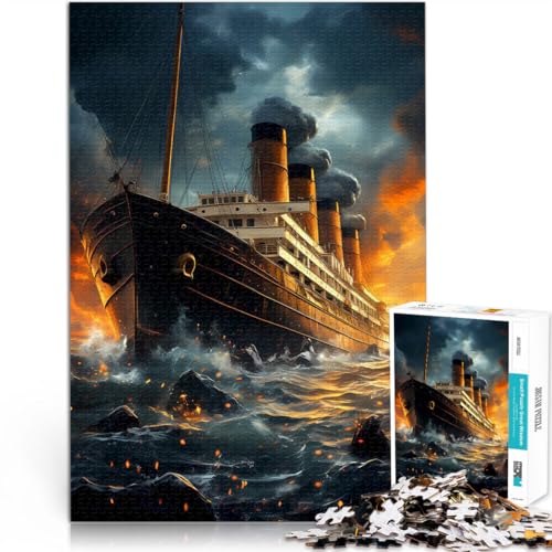 Lernspiele Seekreuzfahrt 1000 Teenager-Teile-Puzzle 50x75cm denn eignet ganze Familie für ab 14 Jahren von LGNBTGM
