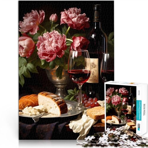 Lernspielzeug Brunch Wein Käseplatte 1000 Teenager-Teile-Puzzle 70x100cm Geschenke für Freunde und Familie ab 14 Jahren Lernspielzeug Brunch Wein Käseplatte 1000 Teenager-Teile-Puzzle 70x100cm Geschenke für Freunde und Familie ab 14 Jahren von LGNBTGM