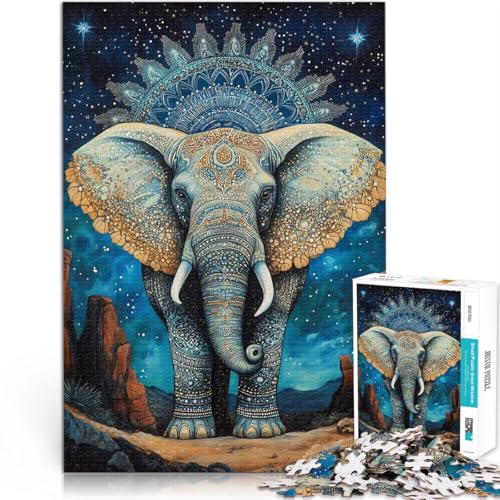 Lernspielzeug Elefantentotem Puzzle 1000 Teile für Erwachsene 26x38cm eignet ganze Familie für ab 14 Jahren Lernspielzeug Elefantentotem Puzzle 1000 Teile für Erwachsene 26x38cm eignet ganze Familie für ab 14 Jahren von LGNBTGM