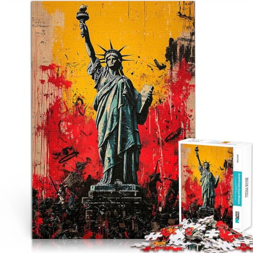 Lernspielzeug Expressionistische Freiheitsstatue 1000-teilige Puzzles für Teenager 70x100cm Eltern-Kind-Interaktion für ab 14 Jahren Lernspielzeug Expressionistische Freiheitsstatue 1000-teilige Puzzles für Teenager 70x100cm Eltern-Kind-Interaktion für ab 14 Jahren von LGNBTGM