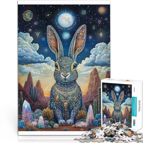Lernspielzeug Farbiger Hase 1000-teiliges Puzzle für Erwachsene 26x38cm eignet ganze Familie für ab 14 Jahren Lernspielzeug Farbiger Hase 1000-teiliges Puzzle für Erwachsene 26x38cm eignet ganze Familie für ab 14 Jahren von LGNBTGM