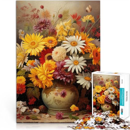 Lernspielzeug Herbstblumen Puzzle 1000 Teile für Erwachsene 26x38cm Jedes Stück ist einzigartig – Anspruchsvolles Familienspiel ab 14 Jahren Lernspielzeug Herbstblumen Puzzle 1000 Teile für Erwachsene 26x38cm Jedes Stück ist einzigartig – Anspruchsvolles Familienspiel ab 14 Jahren von LGNBTGM